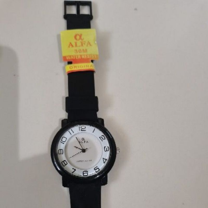 Jam Tangan Karet ALFA Water ressistant