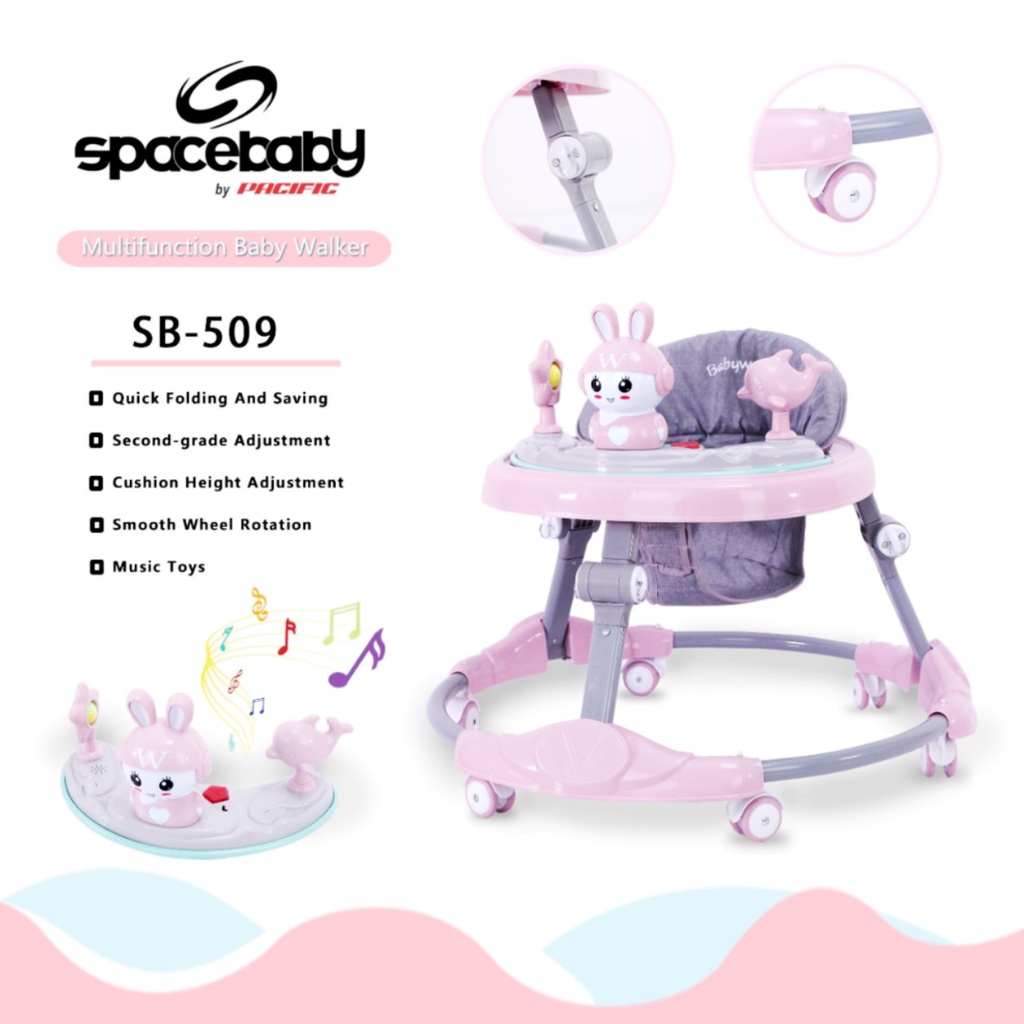 BABY WALKER SPACE BABY ALAT BANTU JALAN SB 512 / 513 / 516 / 511 / 510 / 507 / 509 / 618 / 705 / 709 SPACEBABY