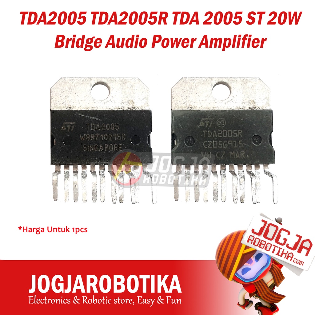 TDA2005 TDA2005R TDA 2005 ST 20W Bridge Audio Power Amplifier