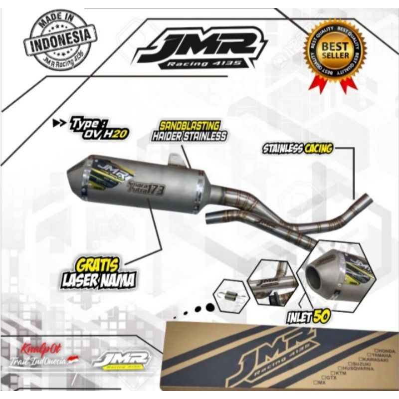Knalpot JMR Racing Untuk KLX, CRF, DTracker
