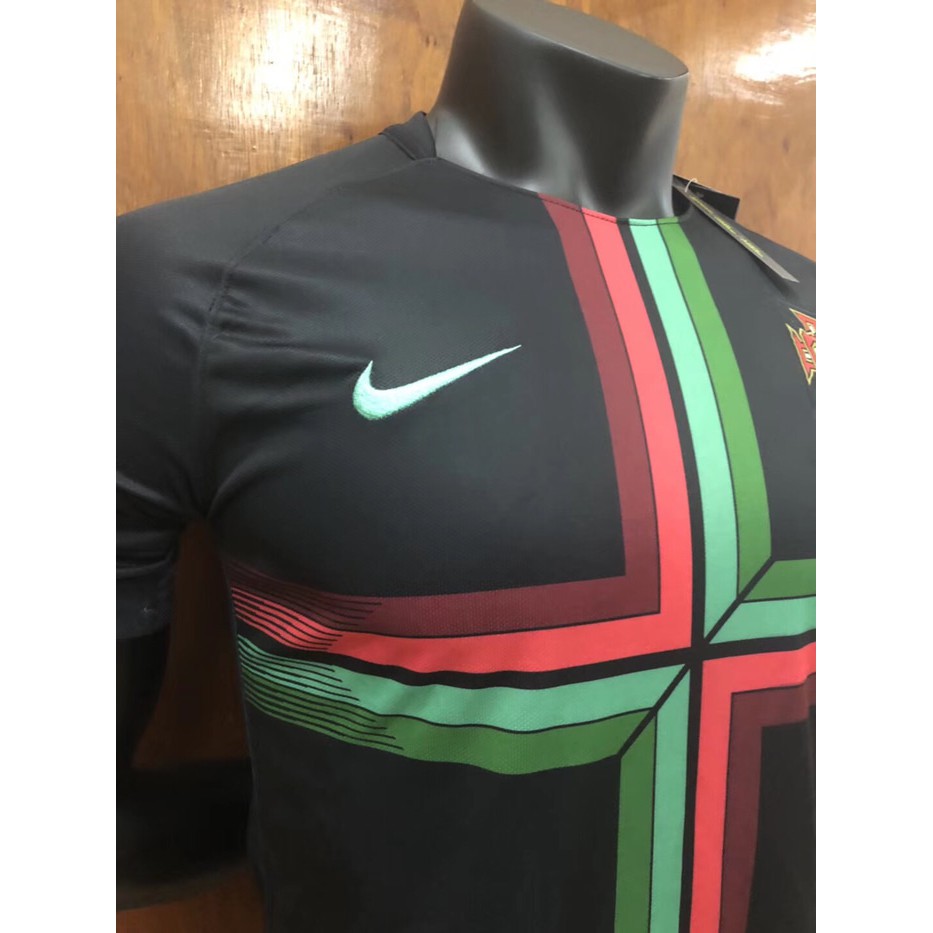 Promo Jersey Bola Prematch Portugal Black World Cup GO Thailand Quality Murah