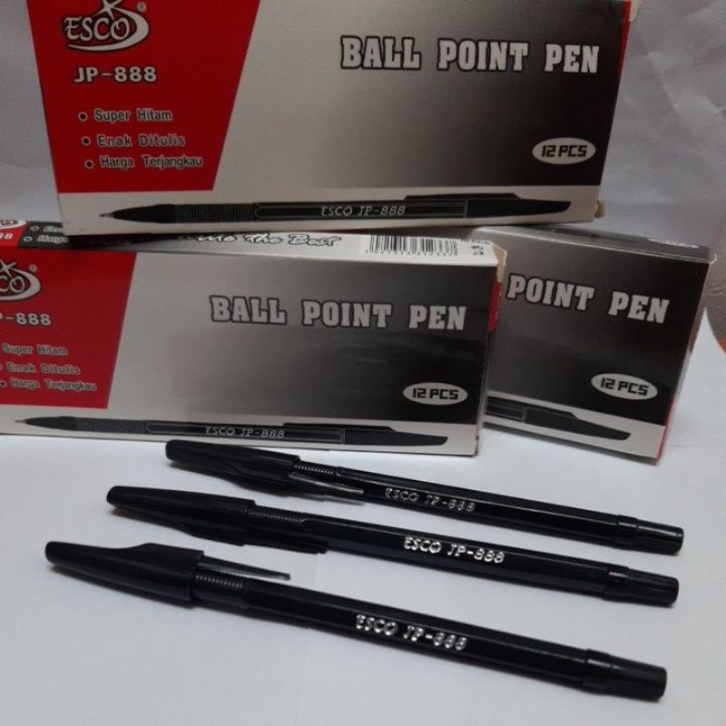 

pulpen murah esco Jp888 perlusin 12 pcs