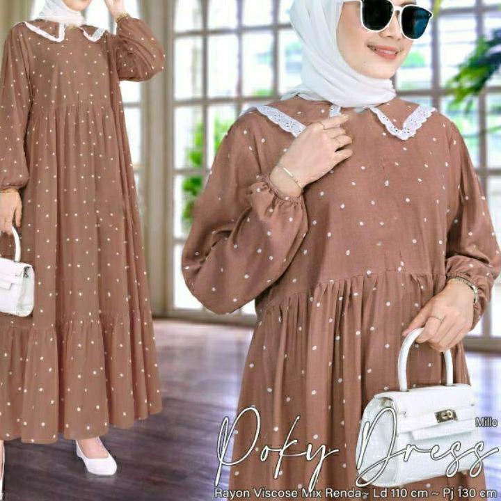 Recomended.. Poky Dress/Pakaian Wanita/Dress Kekinian