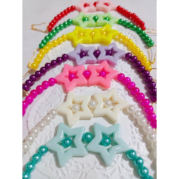 konektor/pengait masker/masker/strapmask/ strap masker /strap mutiara /konektor mutiara/strap