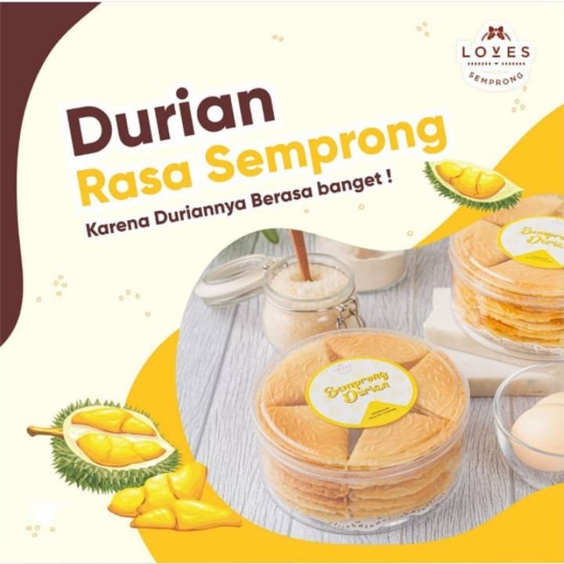 

Kue Semprong Durian