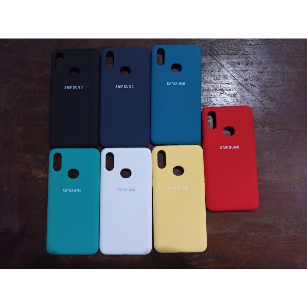 Samsung Galaxy A20s Silicone Full Cover Soft Case Silikon Original