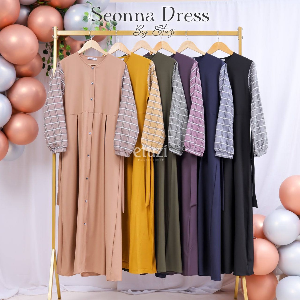 Gamis dewasa Seonna Dress by Etuzi