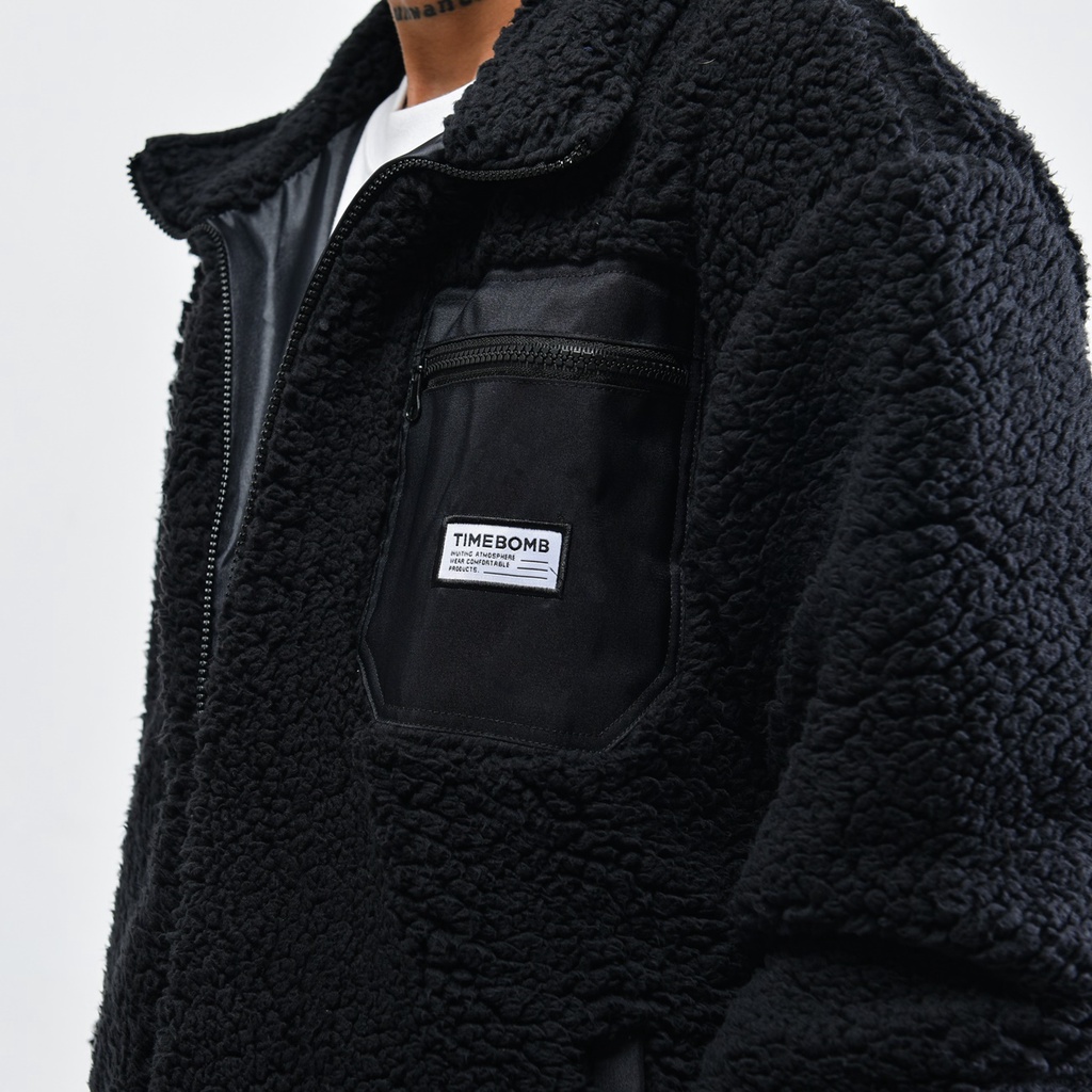 TIMEBOMB | SHERPA JACKET V3 ( BLACK FB )