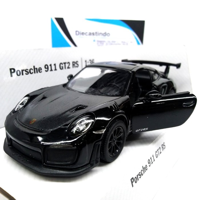Kinsmart - Porsche 911 GT2 RS, Hitam