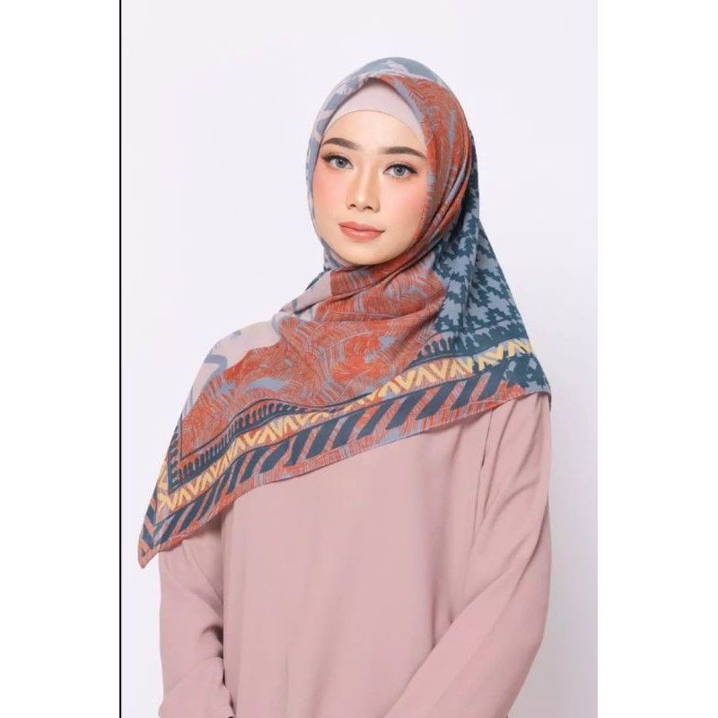 ZM Zaskia Mecca Asmat Grey Scraf Hijab Papua4