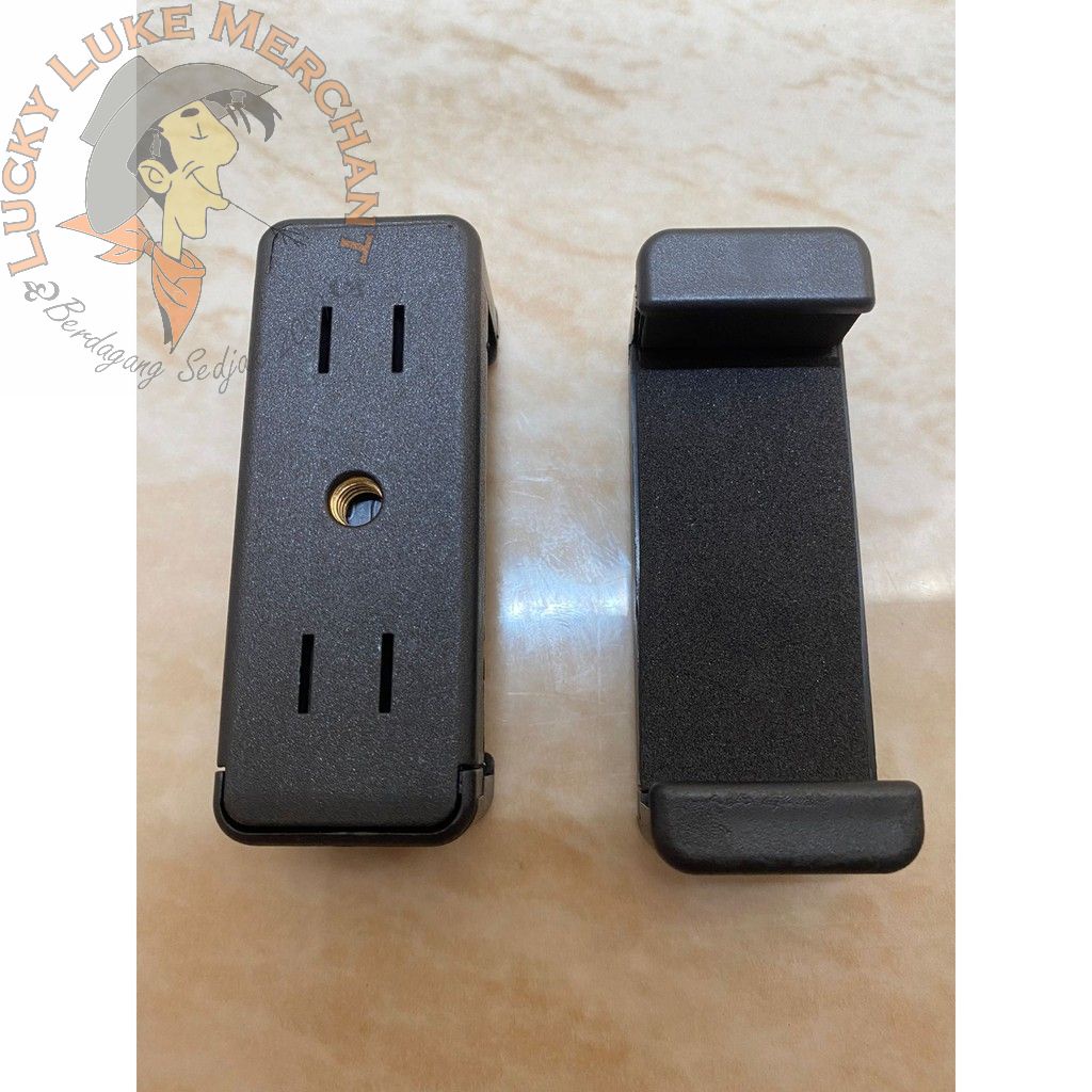 U Holder Besar Clamp Handphone Tripod Monopod Tongsis Holder Hp Type Vertical Horizontal Universal Android Iphone-4