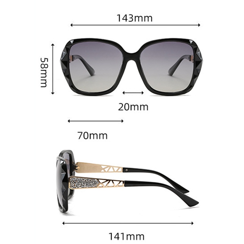 Kacamata Hitam Polarized UV400 Mirror Bentuk Kotak Gaya Retro Untuk Pria Dan Wanita