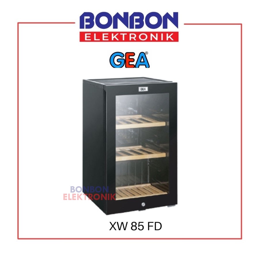 GEA Wine Showcase Display Cooler XW-85FD / Kulkas Wine XW 85 FD / XW85