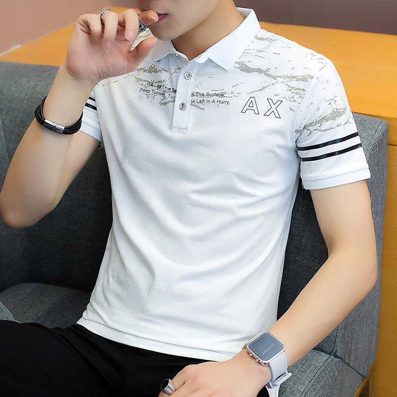 Amspro Baju wangki pria baju pria kaos polo pria Axe