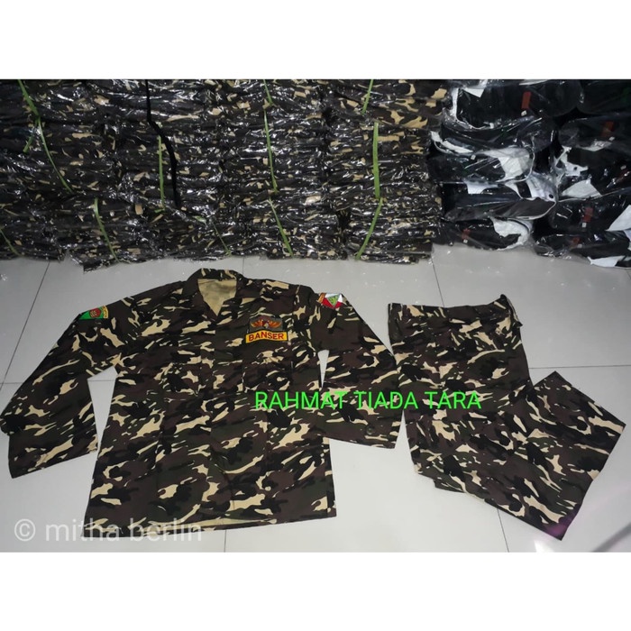 Termurah SERAGAM BANSER DORENG NASIONAL - M Lengkap