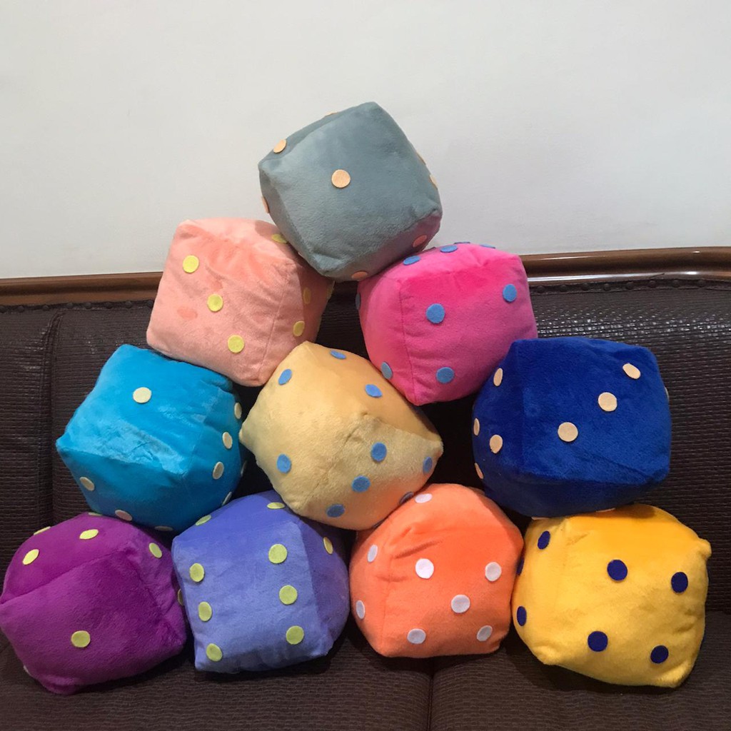 Boneka Bantal Dadu Board Game Mainan Anak