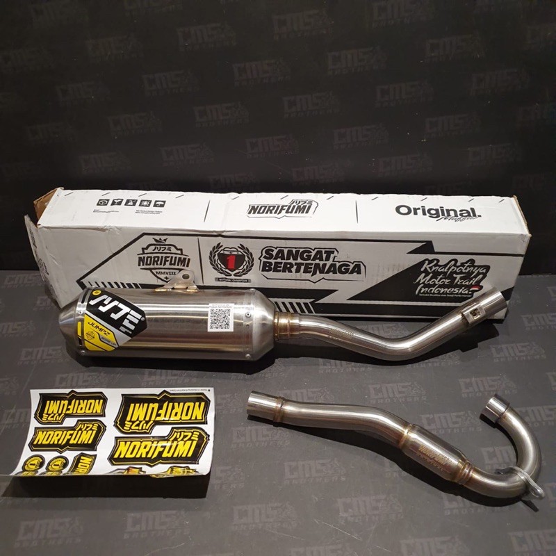 Knalpot Norifumi Jumpz Bore Up Honda CRF 150 Original