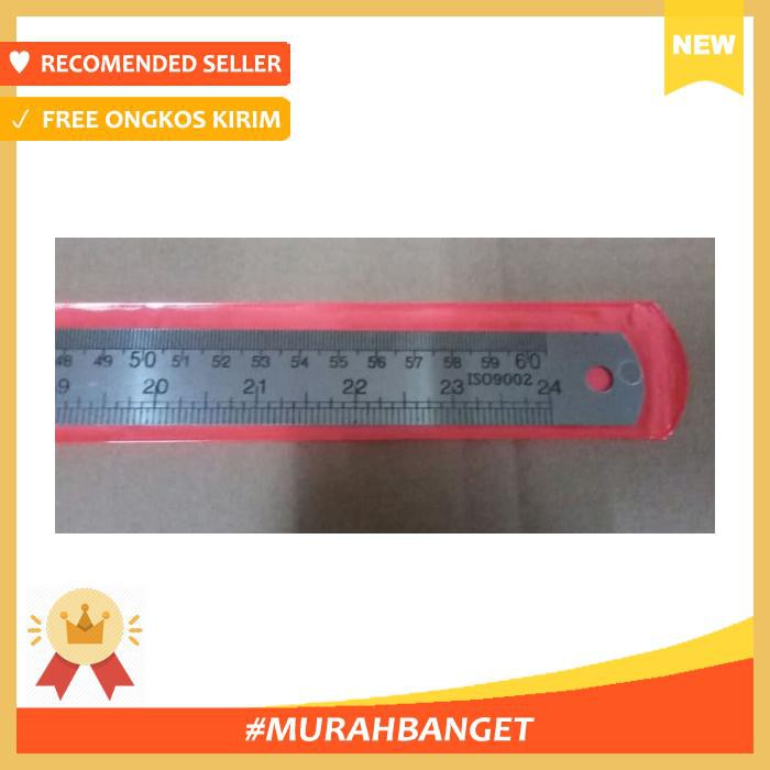 

Penggaris - Stainless 60Cm Double Thunders - Alat Tulis