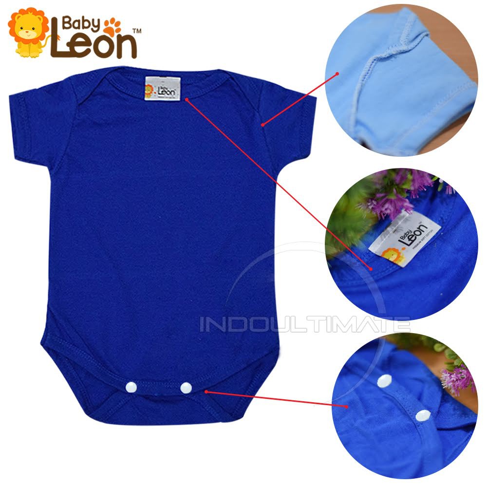 Baby Leon Baju Bayi 100% Katun Pakaian Kaos Baby Jumsuit Newborn Jumper Bayi Baru Lahir BC-01