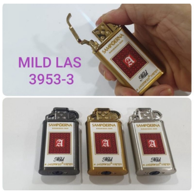 KOREK API Gas Bara Las MILD  Lighter Api Biru