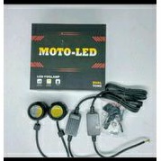 Lampu Tembak Moto LED Premium Hi Low Putih Kuning  LED NMAX 2020 NMAX AEROX ADV LEXI PCX160 Dll