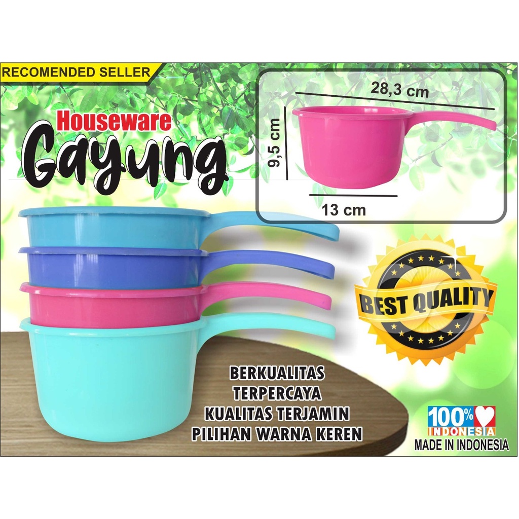 MURAH !! G 01 - Gayung Air Kualitas Bagus 2 ukuran Dengan Ketahanan Bahan yang Berbeda G01 / G02