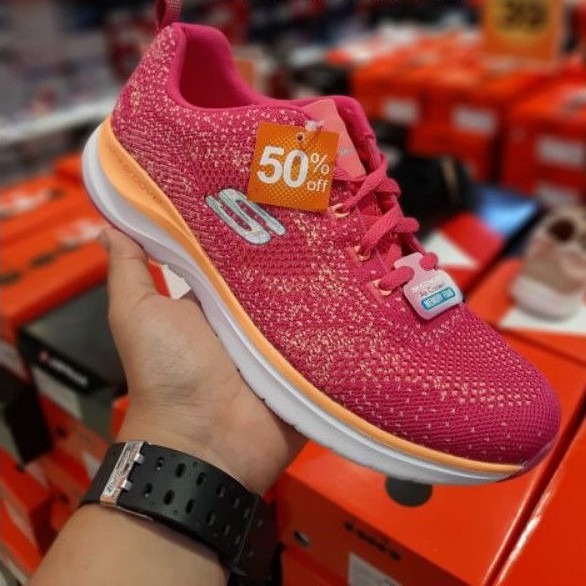 Ori Sale 50% Sepatu Skechers ultra groove Pink