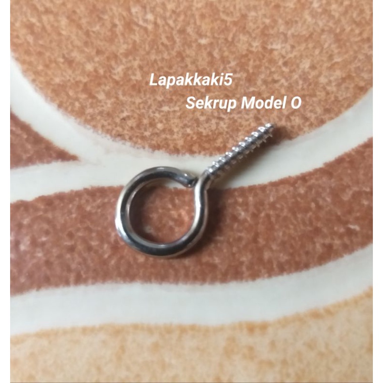 Sekrup O / sekrup gantungan mading kayu / sekrup aksesoris kerajinan tangan / sekrup gantungan kunci