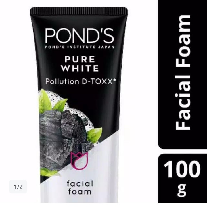 POND'S FACIAL FOAM PURE WHITE free pond's micellar water 15ml