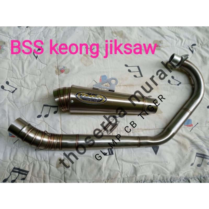 knalpot BSS keong jiksaw GL MP CB TIGER