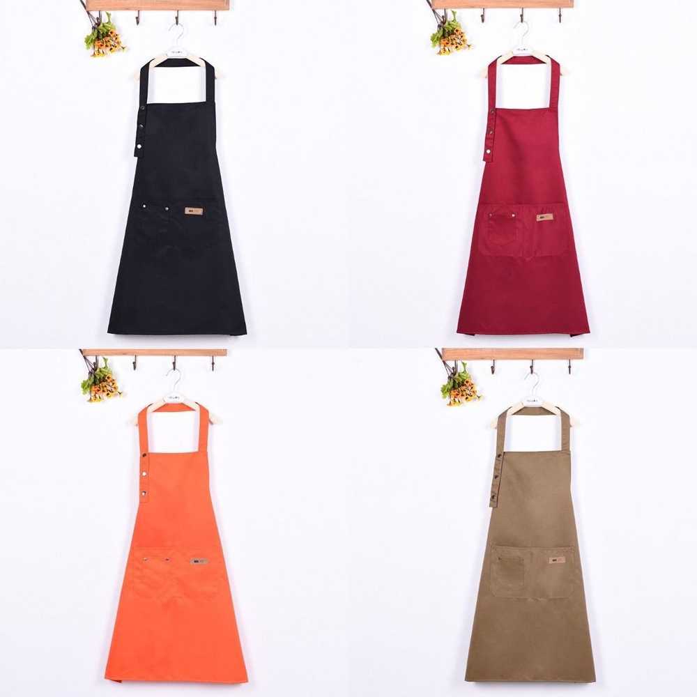 Yadilun Celemek Apron Dapur Pria Wanita Bahan Canvas