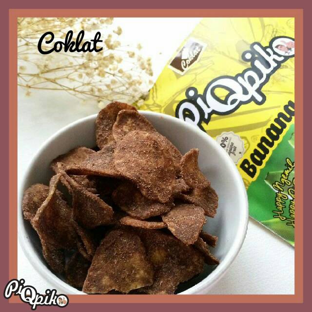 

PiQpiko Banana Chips varian rasa coklat 150gr