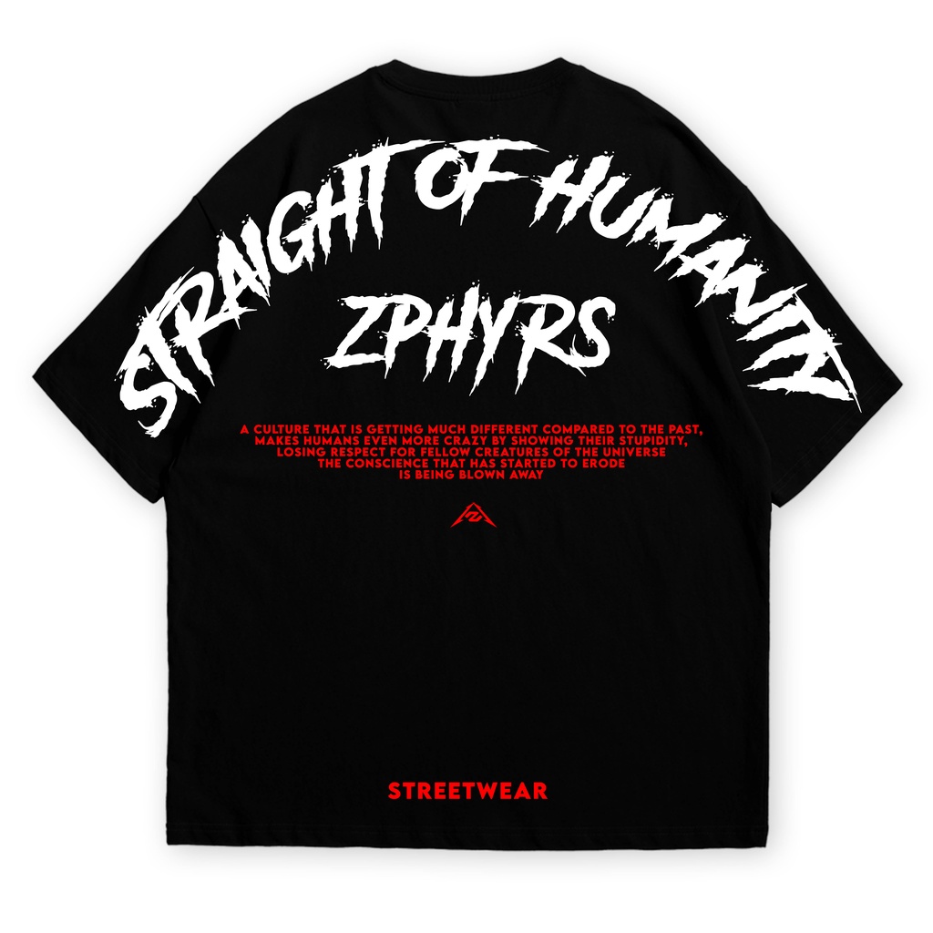 OVERSIZE SHIRT ZPH HUMANITY PUTIH UNISEX