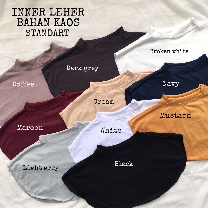 inner leher iner leher manset leher bahan kaos rayon kaos standart super adem