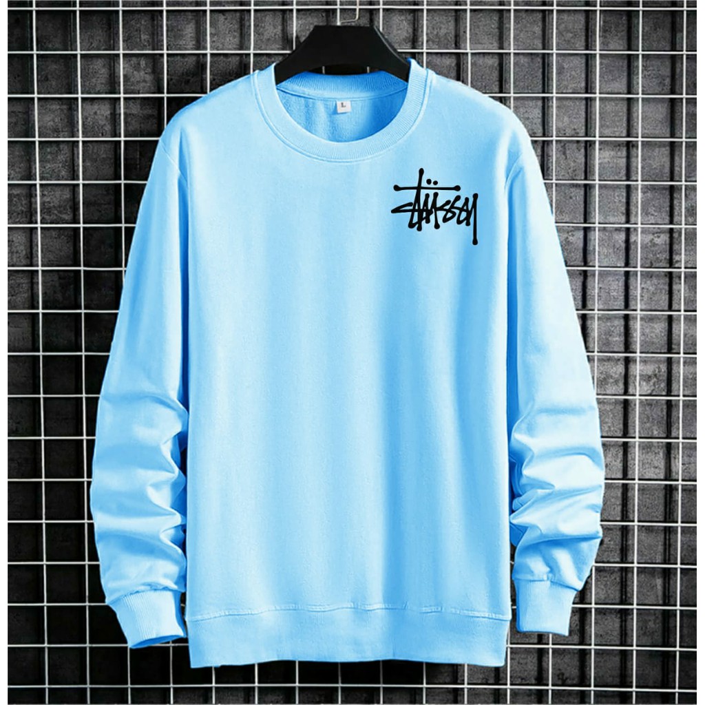 BISA COD - ARPIOS SHOP - Baju TUSS - Baju Sweatshirt Unisex Pria Wanita Model terbaru