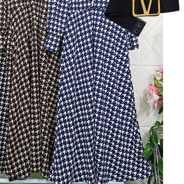 NARIA HOUNDSTOOTH EXTU GAMIS HERLIN CARLINA FASHION