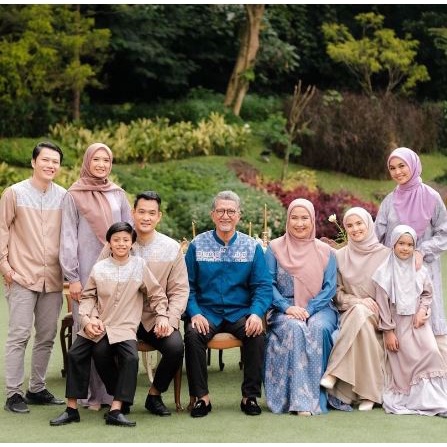 SARIMBIT ELZATTA TERBARU 2022/ SARIMBIT YARA MEN BIRU / KOKO AYAH / KOKO LENGAN PANJANG / GAMIS IBU