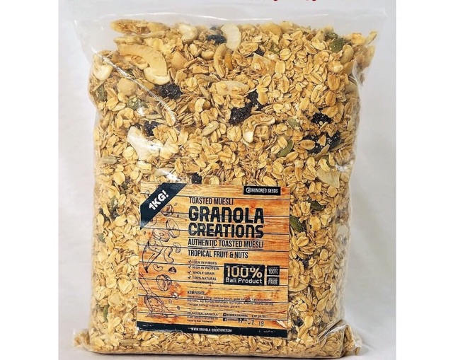 Granola Creations Tropical Fruit Nuts Aneka Buah dan kacang 1 kg