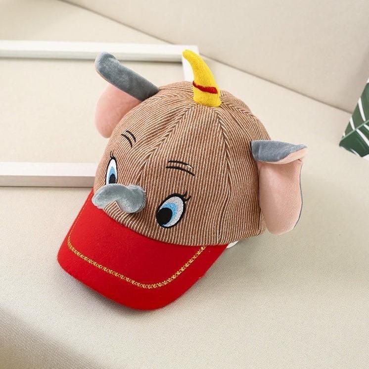 TOPI BASEBALL ANAK MOTIF GAJAH TOPI ANAK KARAKTER {KKY.10Jn22ᵟ}