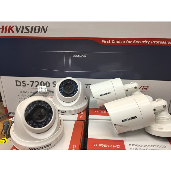 Paket 4 Kamera 2MP Hikvision