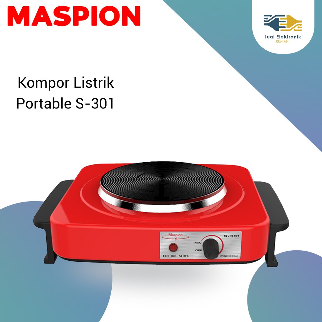 Electric Stove Kompor Listrik Maspion 600 Watt  S301 Best Seller