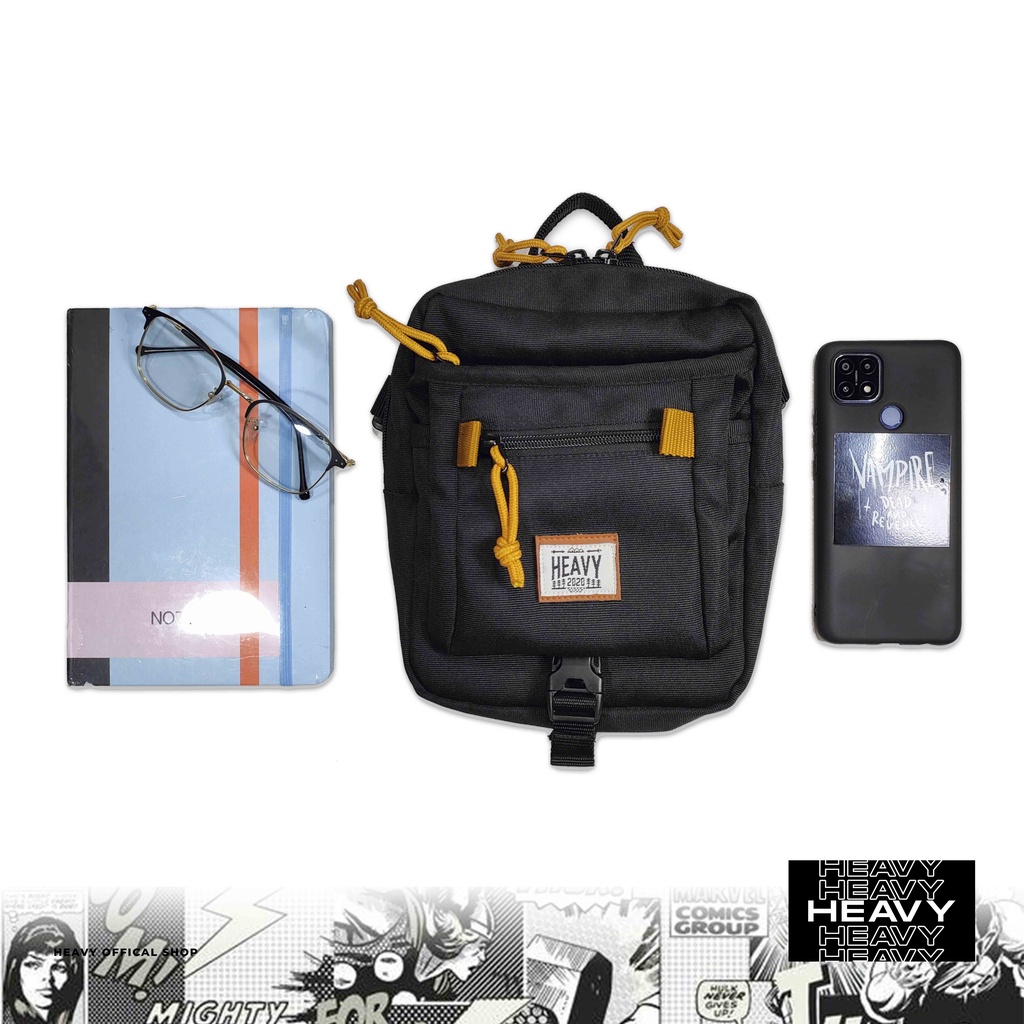 Heavy Tas Selempang Pria Distro - Tas Slingbag Heavy Traveling Pouch Bag Casual Ransger