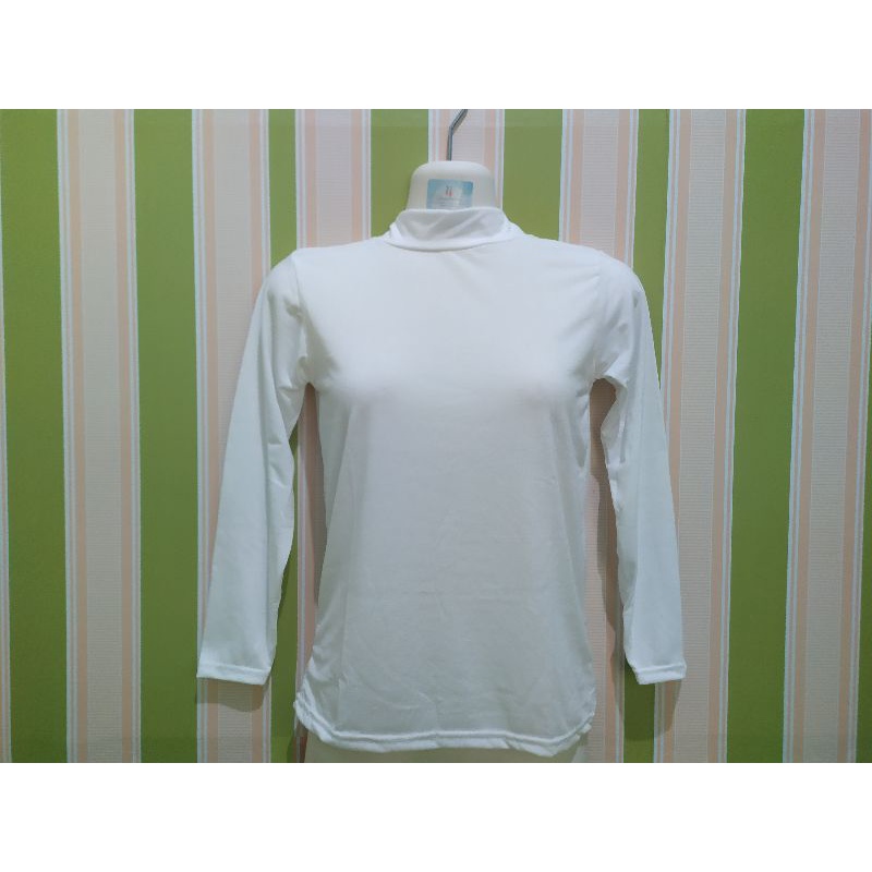 Inner Manset Baju Dewasa Lengan Panjang All Size Jersey Spandek  Standar Dan Jumbo Xxl To Xxxl  Premium / Dalaman Baju Kaftan Turtleneck Vayaon Hijab