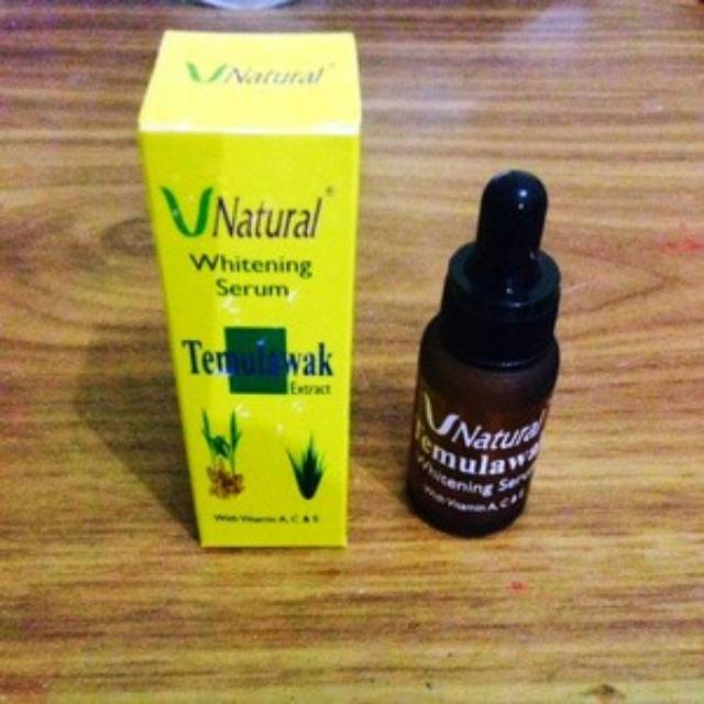 Serum natural temulawak whitening