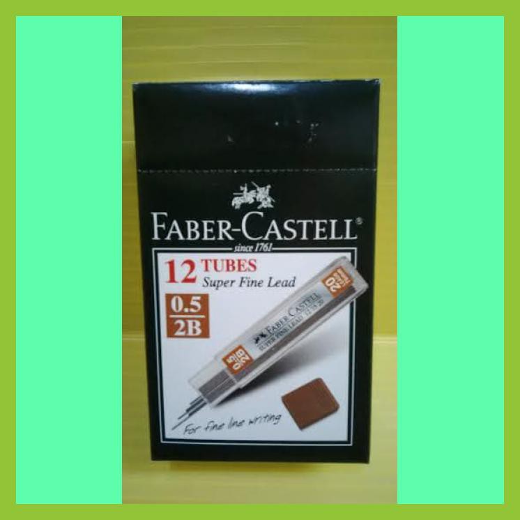 

ISI PENSIL MEKANIK 2B 0,5 FABER CASTELL