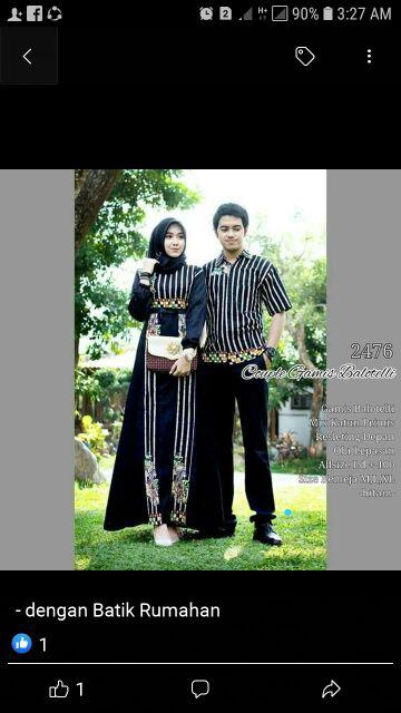Maura Couple - Sania Ruffle Batik Couple Ori Ndoro Jowi Dnt Garansi Termurah Shopee -