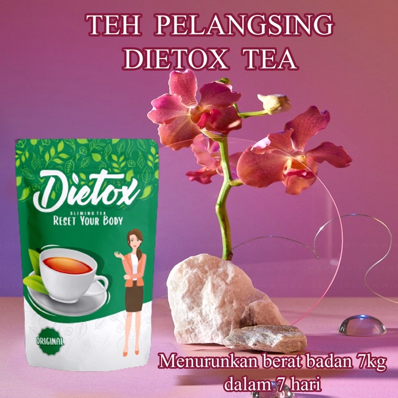 TEH PELANGSING BADAN | DETOX | TEH PELANGSING AMPUH | TEH PENURUN BERAT BADAN BPOM   | OBAT DIET ALA