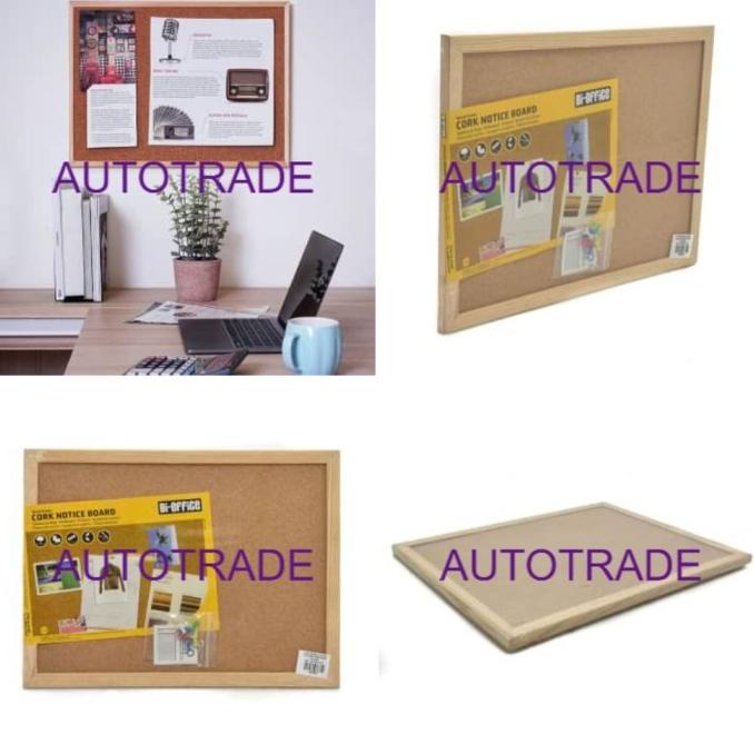 

BI-SILQUE CORK PIN BOARD / PAPAN MADING KAYU FIBRE 60X45CM SERBAGUNA - 60 x 45 cm, Bubble