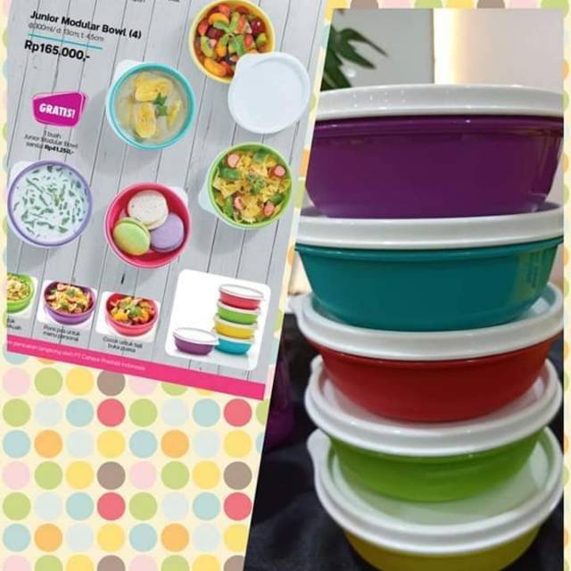 FREE ONGKIR JUNIOR MODULAR BOWL + GRATIS 1 BOWL