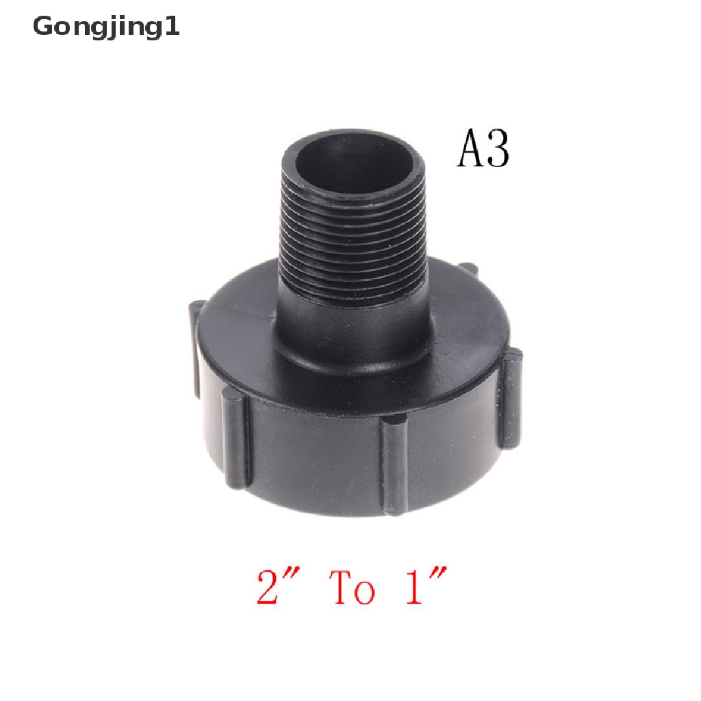 Gongjing1 IBC Adapter Selang 2 &quot;Ke 1 / 2&quot; 3 / 4 &quot;Untuk Taman